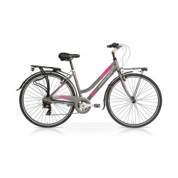 Bicicletta MY WAY 28 Donna 7V Grigio Fucsia Mercurius