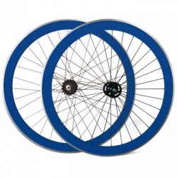 Fixed Extra 40 mm CNC wheel set + blue