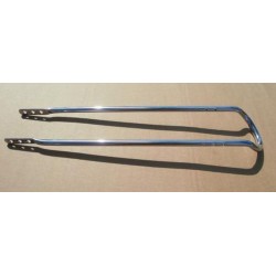 Sissy Bar silver 70 cm